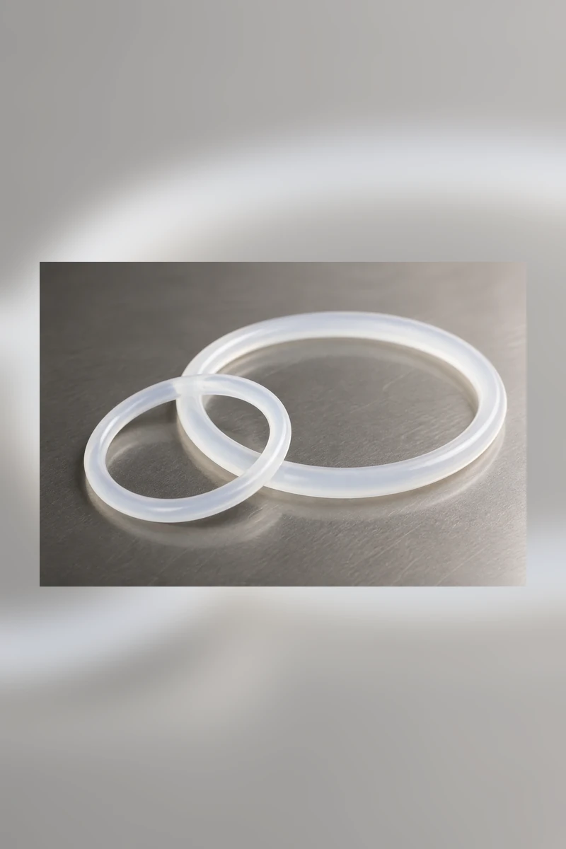 Molded silicone part product visual