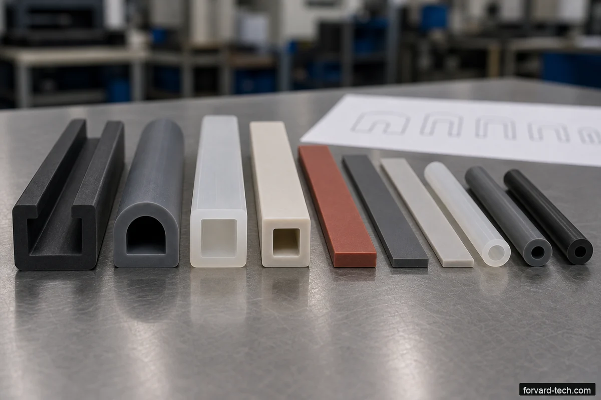Custom silicone product samples for engineering resource review