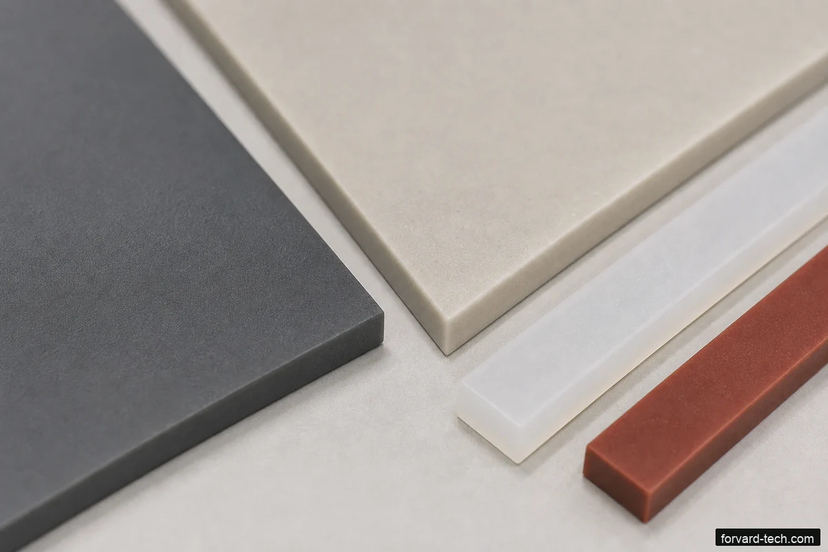 Custom silicone samples prepared for cost and project review