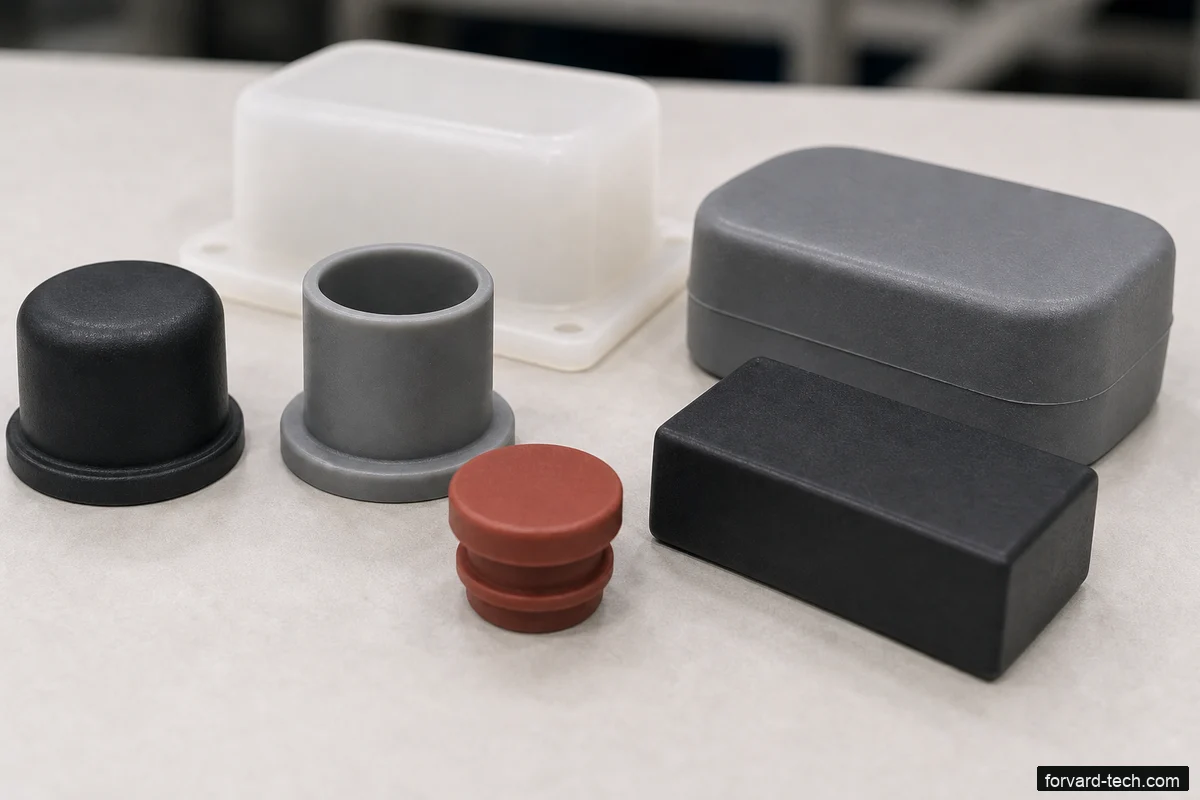 Prepared silicone samples for project discussion with Forvard Tech