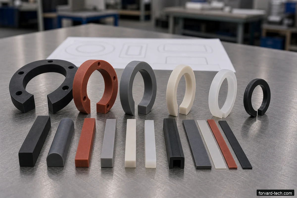 Industrial silicone project materials prepared for business communication