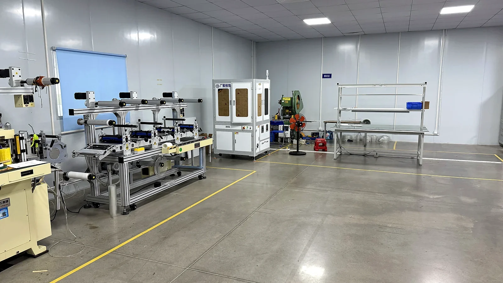 Silicone production line context for Forvard Tech project review